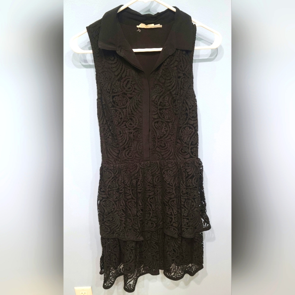 BLACK LACE DRESS